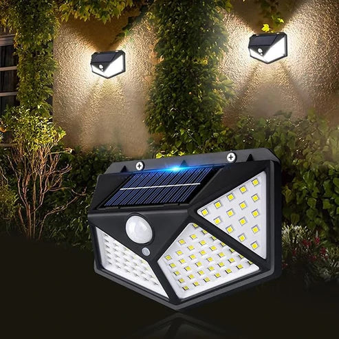 Lampara con energía solar y sensor de movimiento ✅