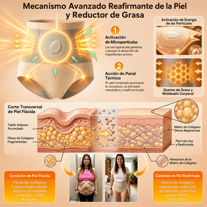 Shorts moldeadores y quemagrasas 4 en 1 con microparticulas de moringa y berberina-OFERA X3