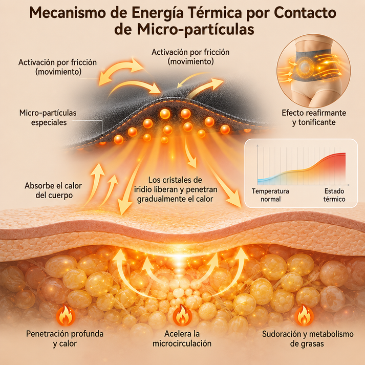 Shorts moldeadores y quemagrasas 4 en 1 con microparticulas de moringa y berberina-OFERA X3