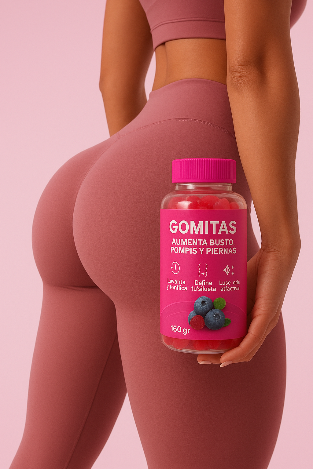 Gomitas Fucsia – Aumenta Busto + Pompis