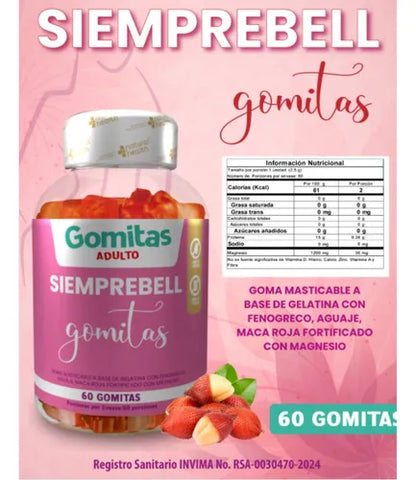 Gomitas Fucsia – Aumenta Busto + Pompis