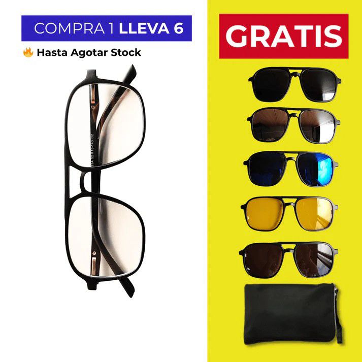 GAFAS 6 EN 1- COMPRA 1 Y LLEVA 6